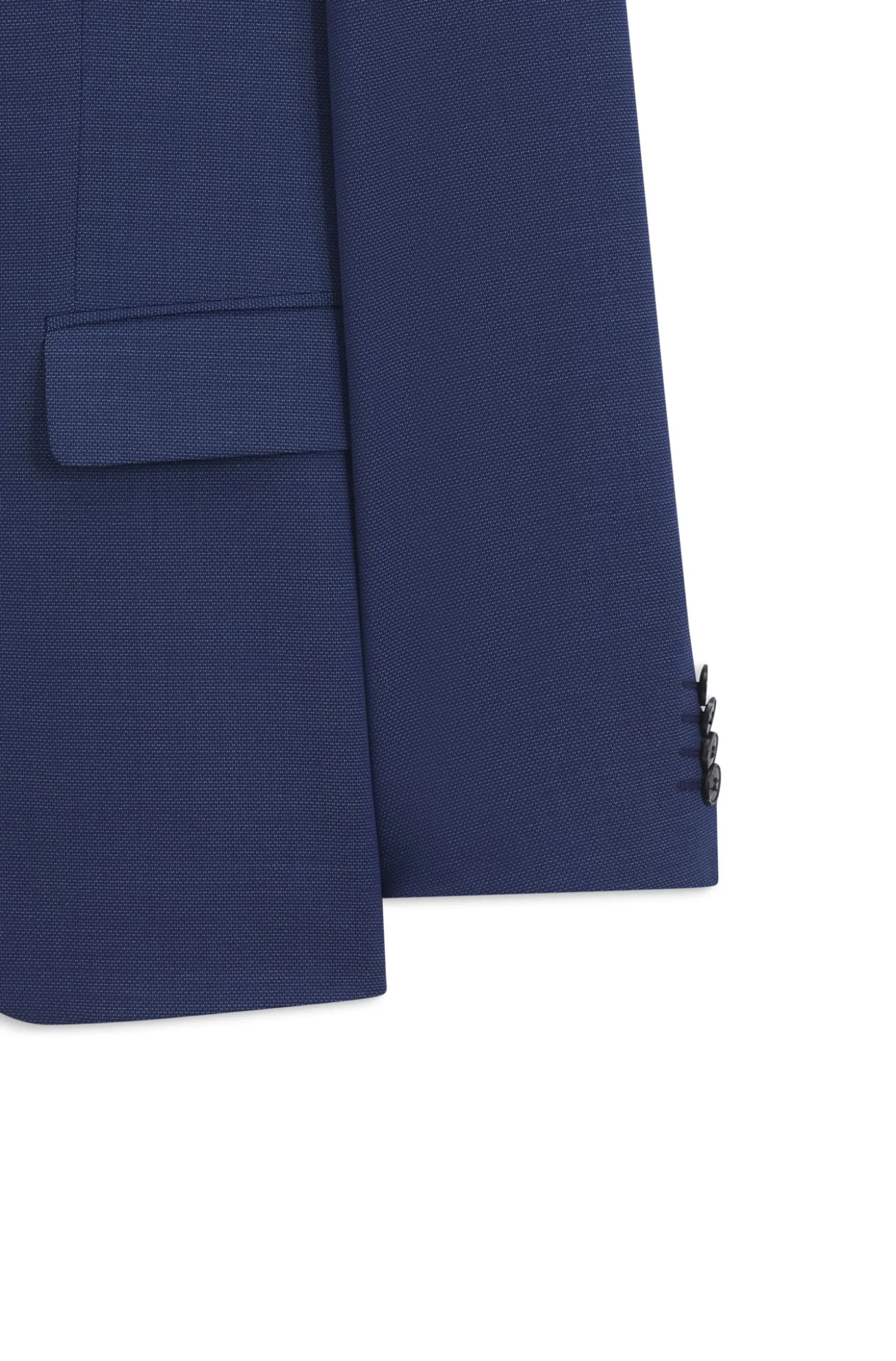 Zweiteiliger Slim-Fit Anzug aus Performance-Stretch-Twill