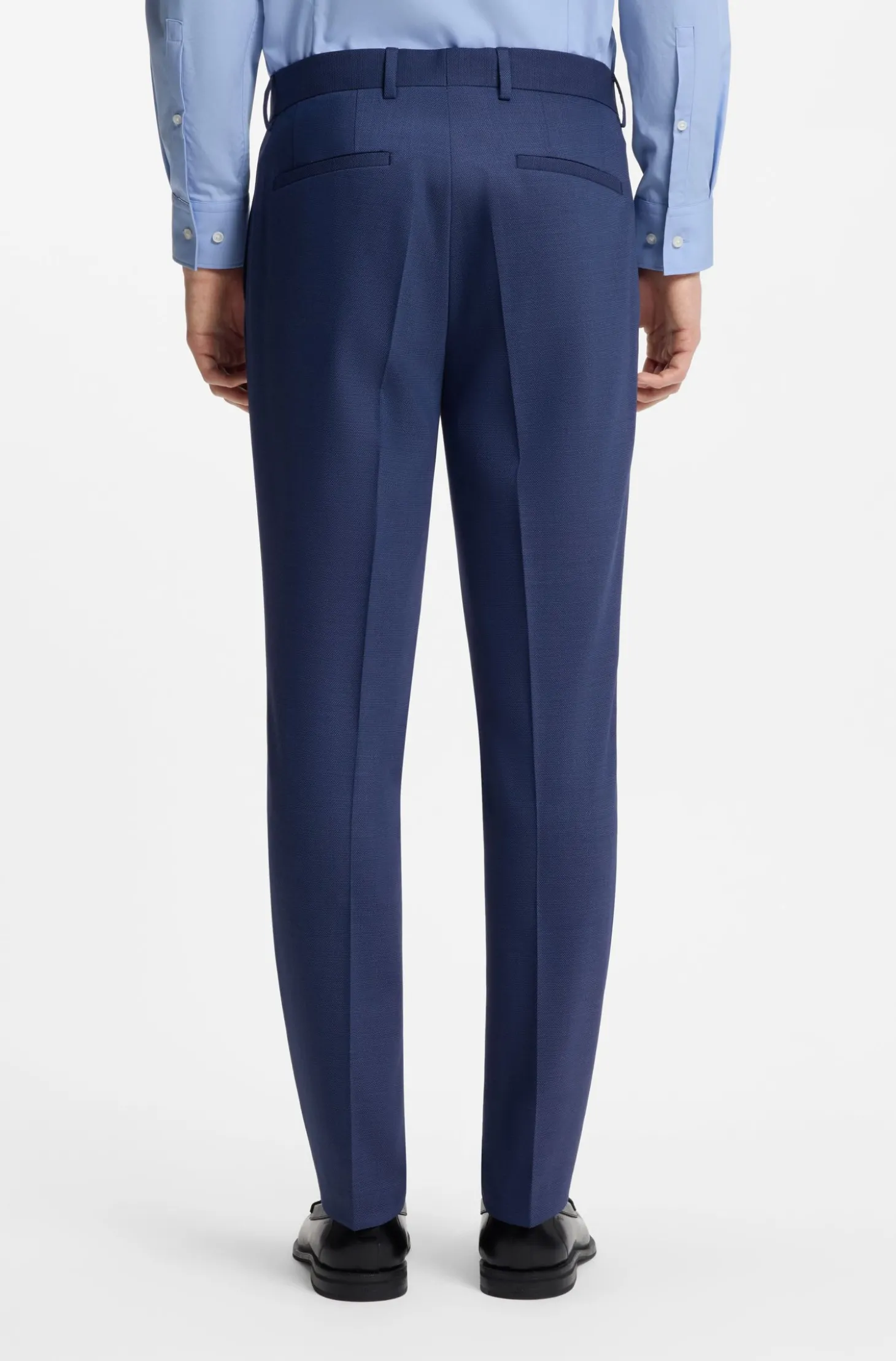 Zweiteiliger Slim-Fit Anzug aus Performance-Stretch-Twill