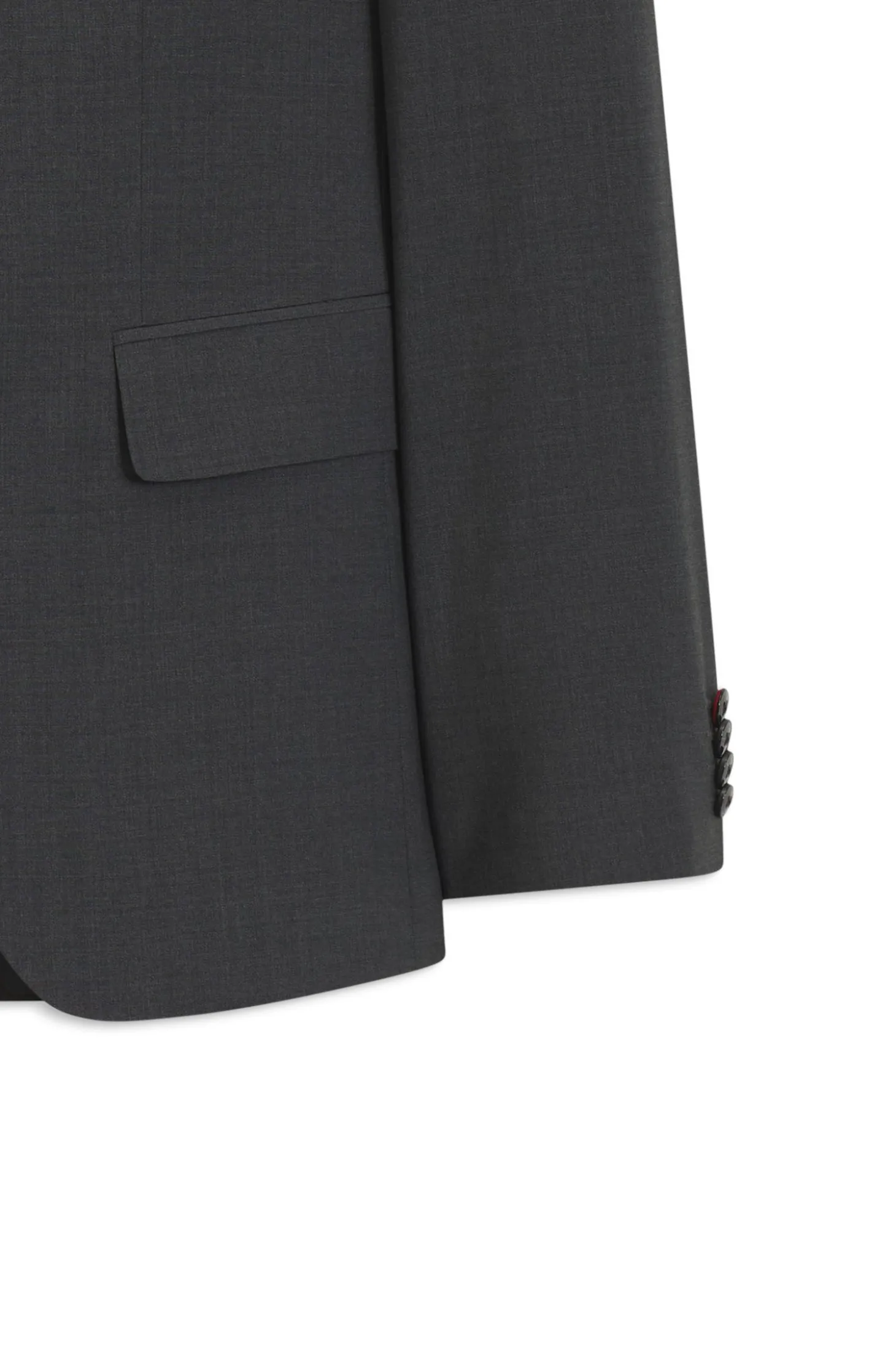 Zweiteiliger Slim-Fit Anzug aus Woll-Mix