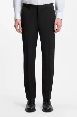 Zweiteiliger Slim-Fit Anzug aus Woll-Mix